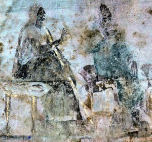 Wall painting from east lunette of Mylas tomb