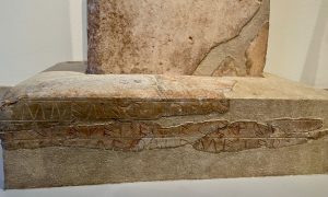 Fig. 6: Detail of inscription. Grave stele MMA 11.185. Photo Erin Thompson